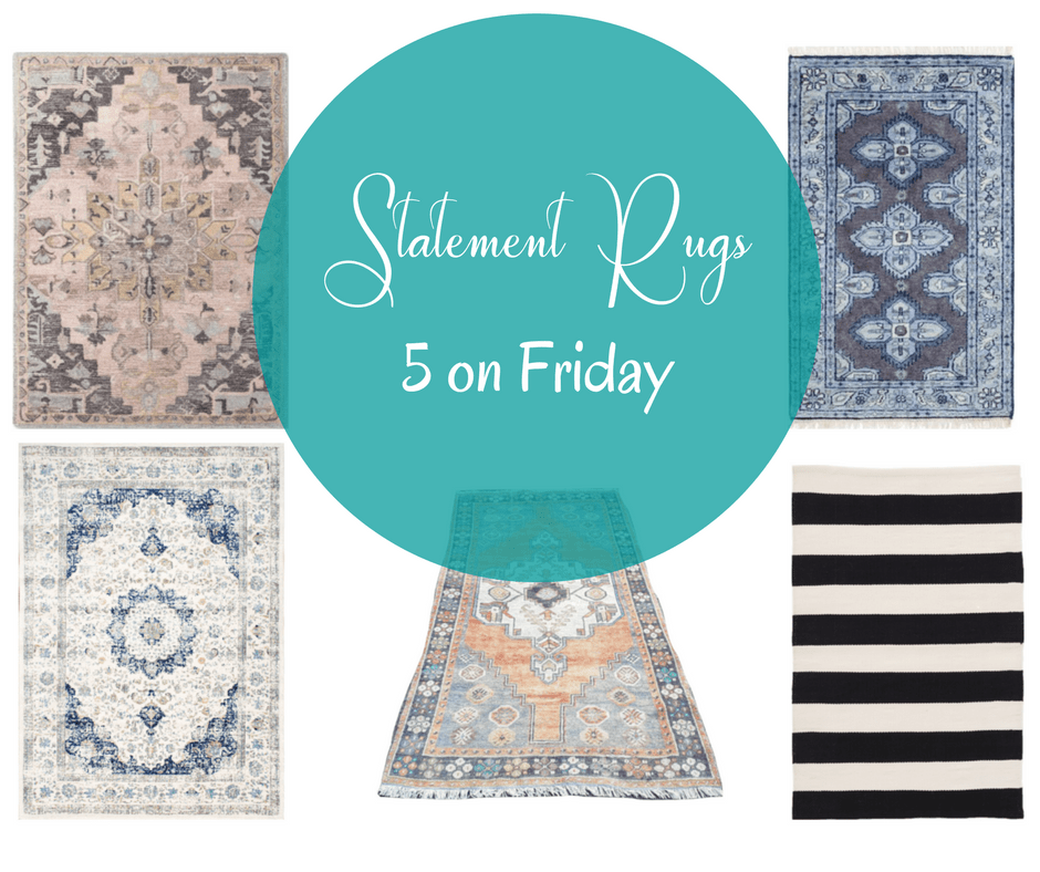 Five on Friday: Statement Rugs