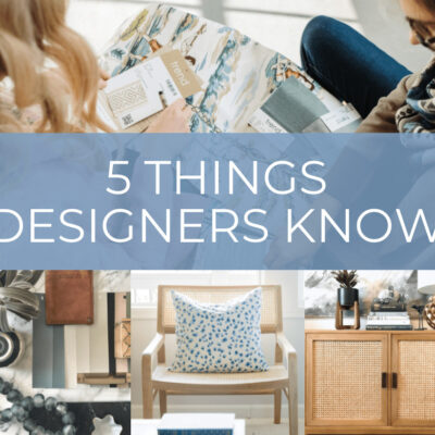 5 Things Designers Know
