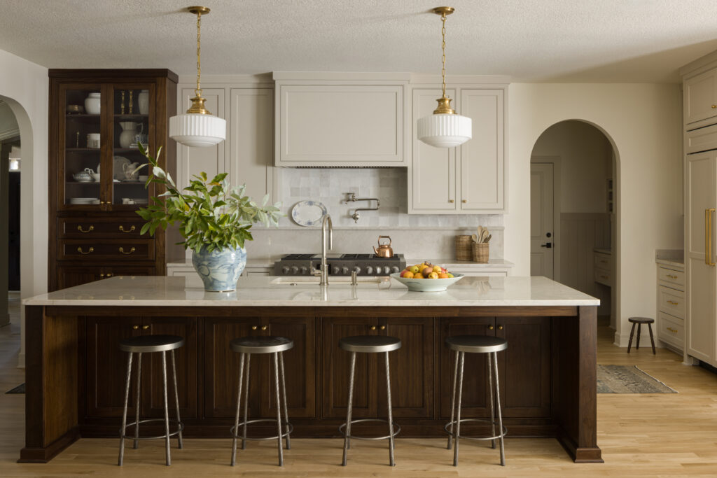 Kansas City kitchen remodel company with traditional and transitional style.